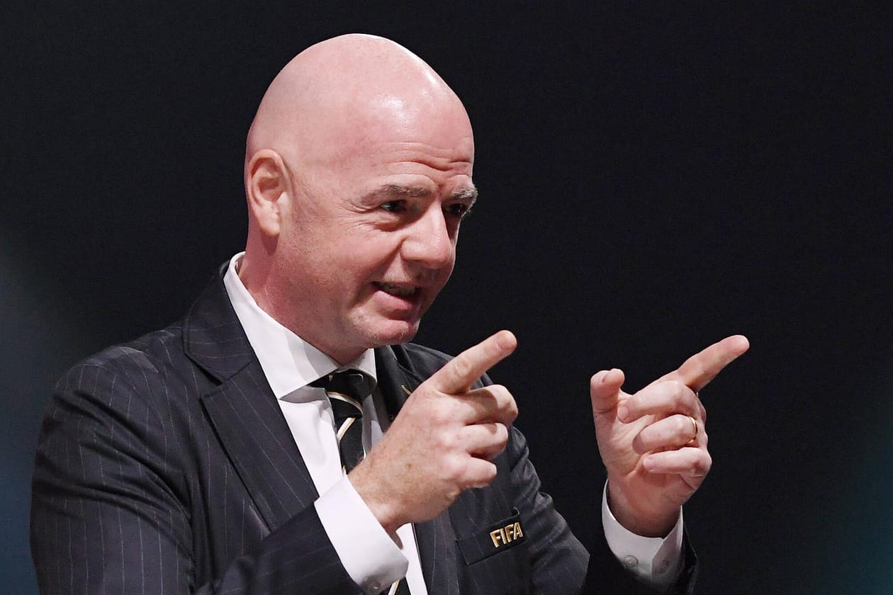 Gianni Infantino: Der Präsident der Fifa ist mit seinem Verband angeblich in Gesprächen mit Katar über die WM 2022.