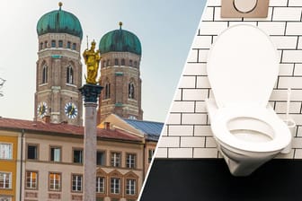 München hat die touristenfreundlichste WC-Infrastruktur (Montage): Das hat ein Ranking eines Reiseportals ergeben.