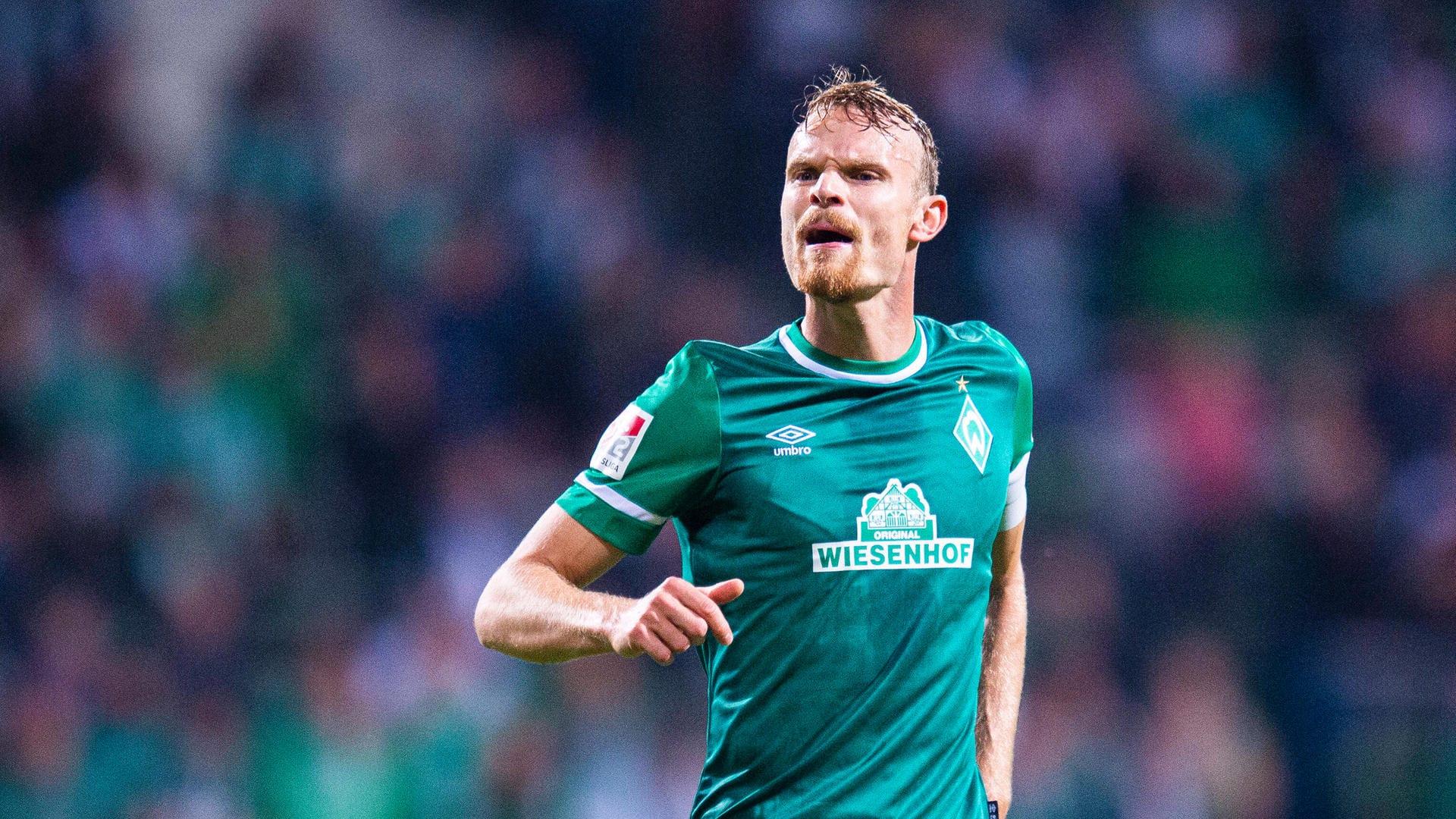 Christian Groß im Weserstadion (Archivbild): Dem Mittelfeldspieler wurde der Vertrag verlängert. Christian Groß im Weserstadion (Archivbild): Dem Mittelfeldspieler wurde der Vertrag verlängert.