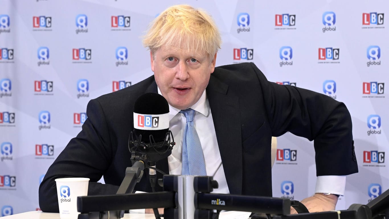 Boris Johnson im Interview bei LBC: Der Premierminister möchte mehr Frauen in führenden Positionen bei der Polizei.