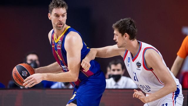 Pau Gasol (l) beendet seine erfolgreiche Basketball-Karriere.