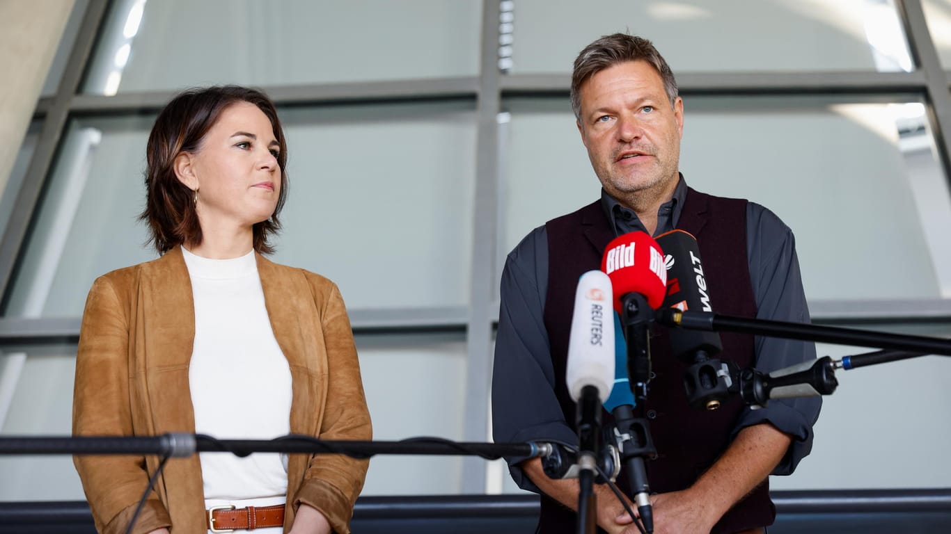 Annalena Baerbock und Robert Habeck: Die Grünen-Vorsitzenden haben verkündet, mit wem sie am liebsten eine Regierung bilden wollen.