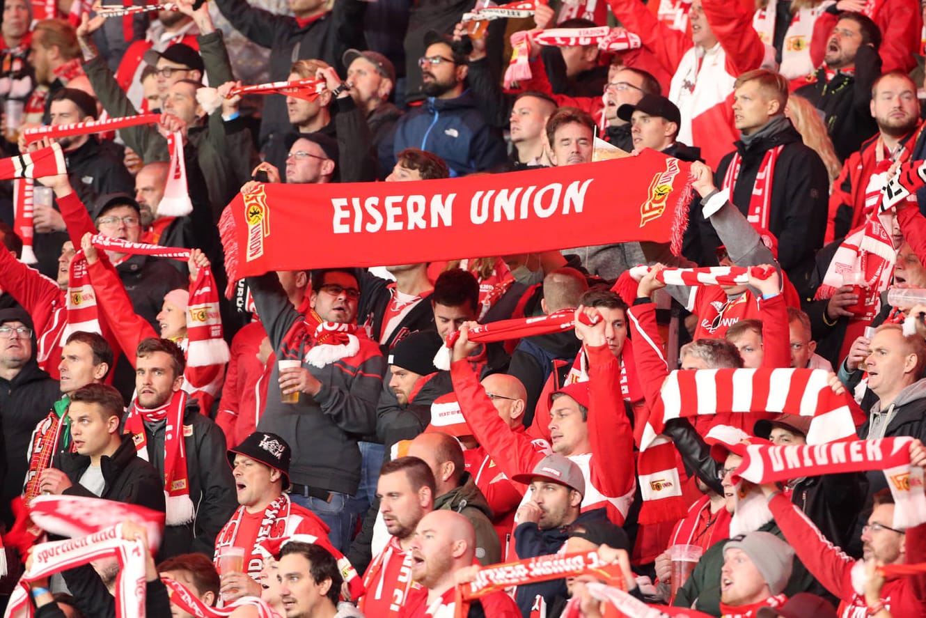 Union-Fans im Berliner Olympiastadion: Die Partie in der Conference League wurde von einem antisemitischen Vorfall überschattet.