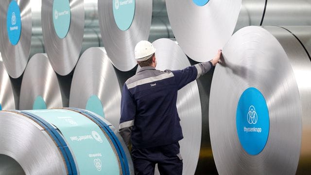 Thyssenkrupp stellt CO2-reduzierten Stahl vor Thyssenkrupp stellt CO2-reduzierten Stahl vor