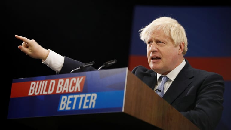Boris Johnson, Premierminister von Großbritannien: Die britischen Konservativen glauben noch an seinen Plan.
