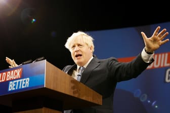 Boris Johnson, Premierminister von Großbritannien: Er verkauft die Probleme als Teil seines Plans.