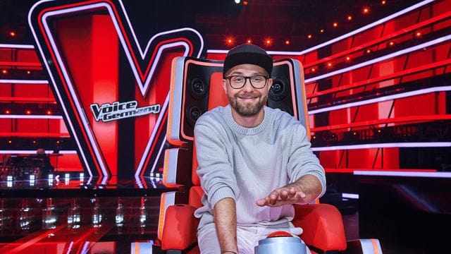 Sänger Mark Forster, Coach der Castingshow „The Voice of Germany“.