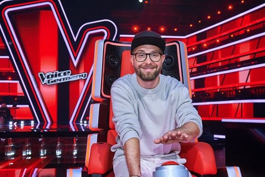 Sänger Mark Forster, Coach der Castingshow „The Voice of Germany“.