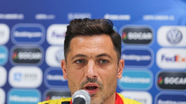 Mirel Radoi, Trainer der rumänischen Fußball-Nationalmannschaft.