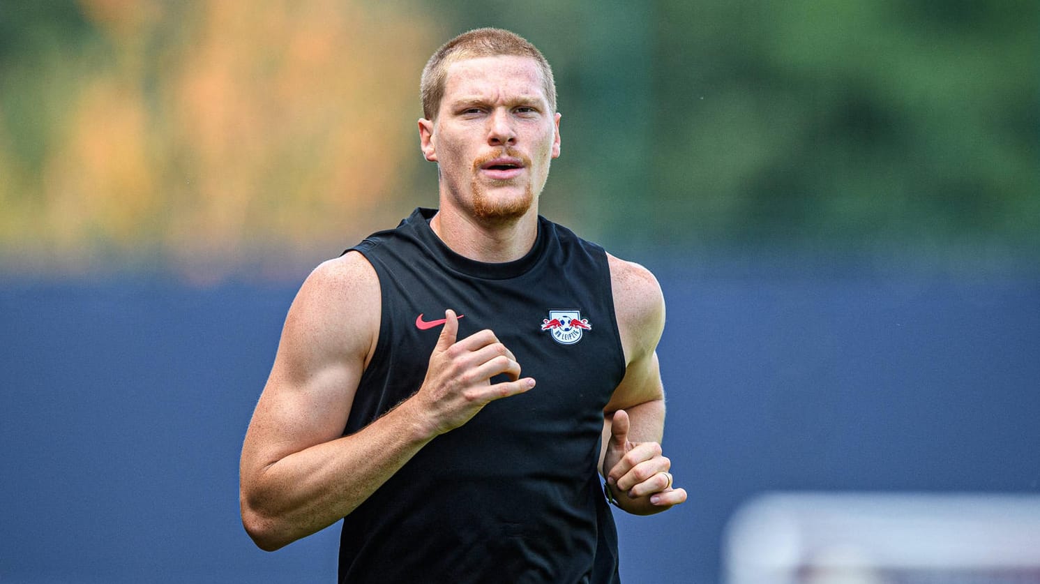 Marcel Halstenberg: Der Leipziger im Training.