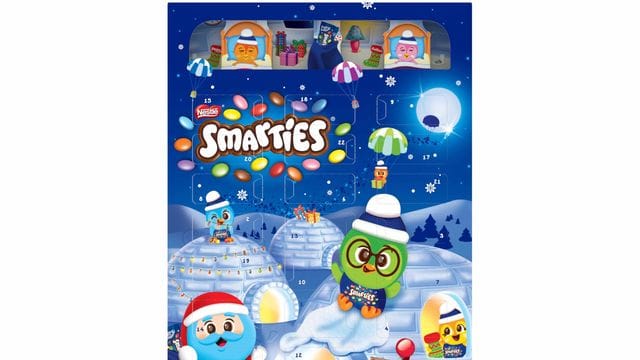 Nestlé warnt Menschen mit Gluten-Unverträglichkeit vor dem Verzehr des Smarties-Adventskalender.