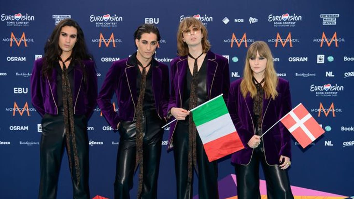 Die Rockband Måneskin aus Italien gewann den ESC in diesem Jahr.