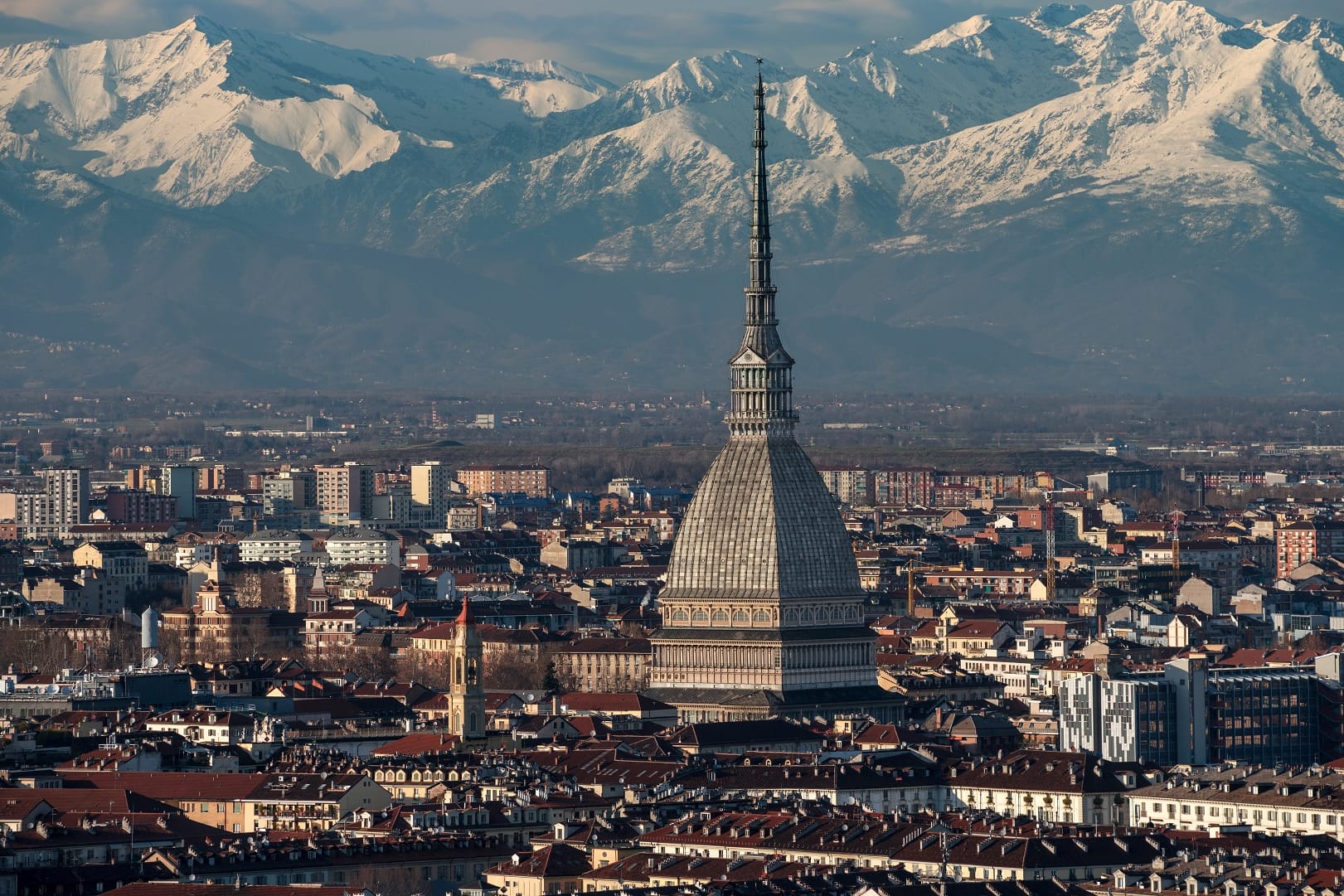 Ein Blick auf Turin: Hier findet 2022 der ESC statt.