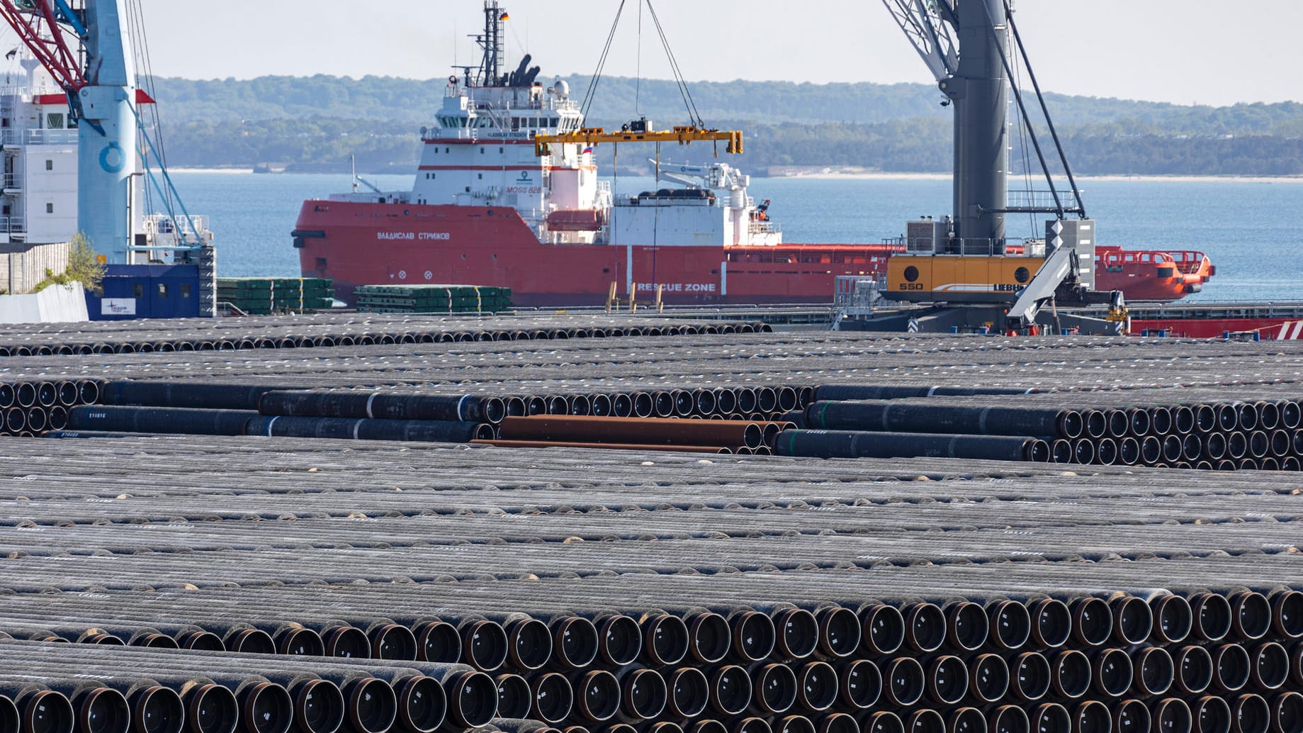 Hafen für Nord Stream 2: Das Projekt ist international umstritten.