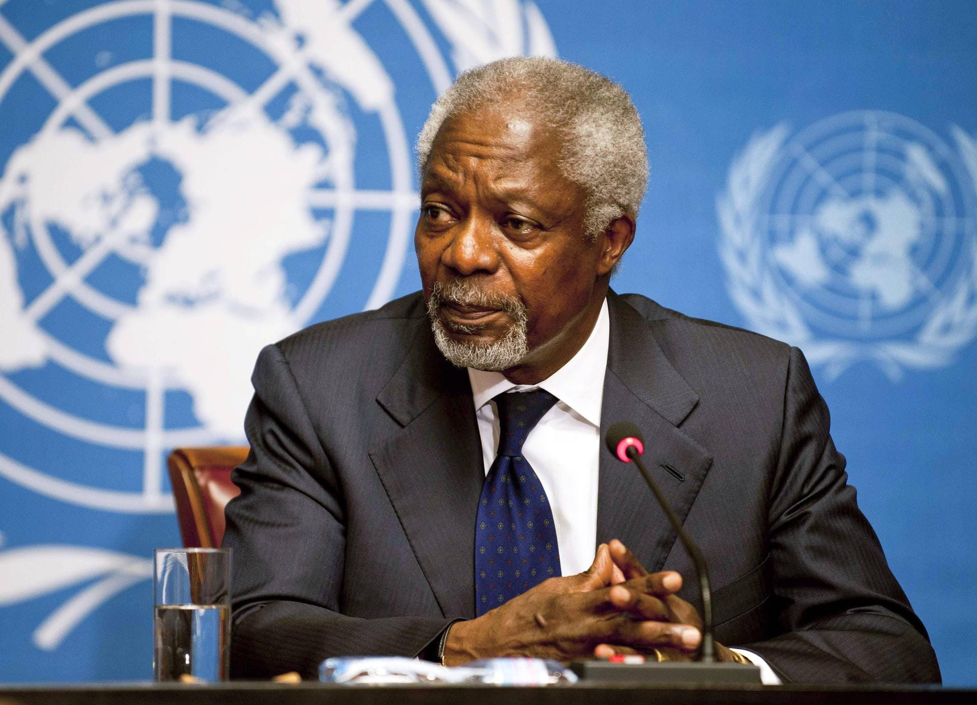 Kofi Annan: Der damalige Generalsekretär und die Vereinten Nationen erhielten 2001 den Friedensnobelpreis. Die Begründung war ihr Einsatz "für eine besser organisierte und friedlichere Welt".