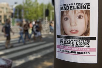 Vermisstenfoto von Madeleine McCann: Das Mädchen verschwand 2007 bei einem Urlaub in Portugal aus einer Appartementanlage.