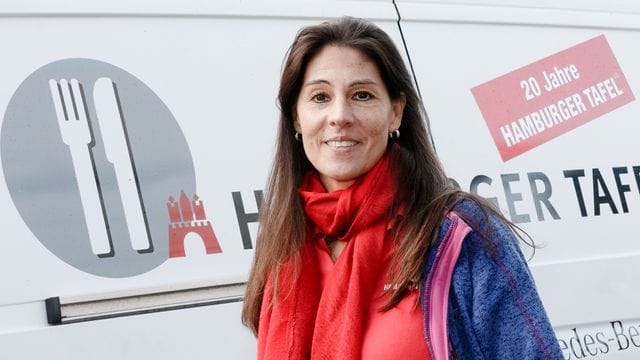 Julia Bauer von der Hamburger Tafel Julia Bauer von der Hamburger Tafel