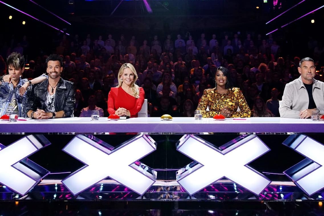 Die Jury mit den Ehrlich Brothers, Chantal Janzen, Motsi Mabuse und Michael Michalsky: Sie bewerten Talente bei "Das Supertalent".