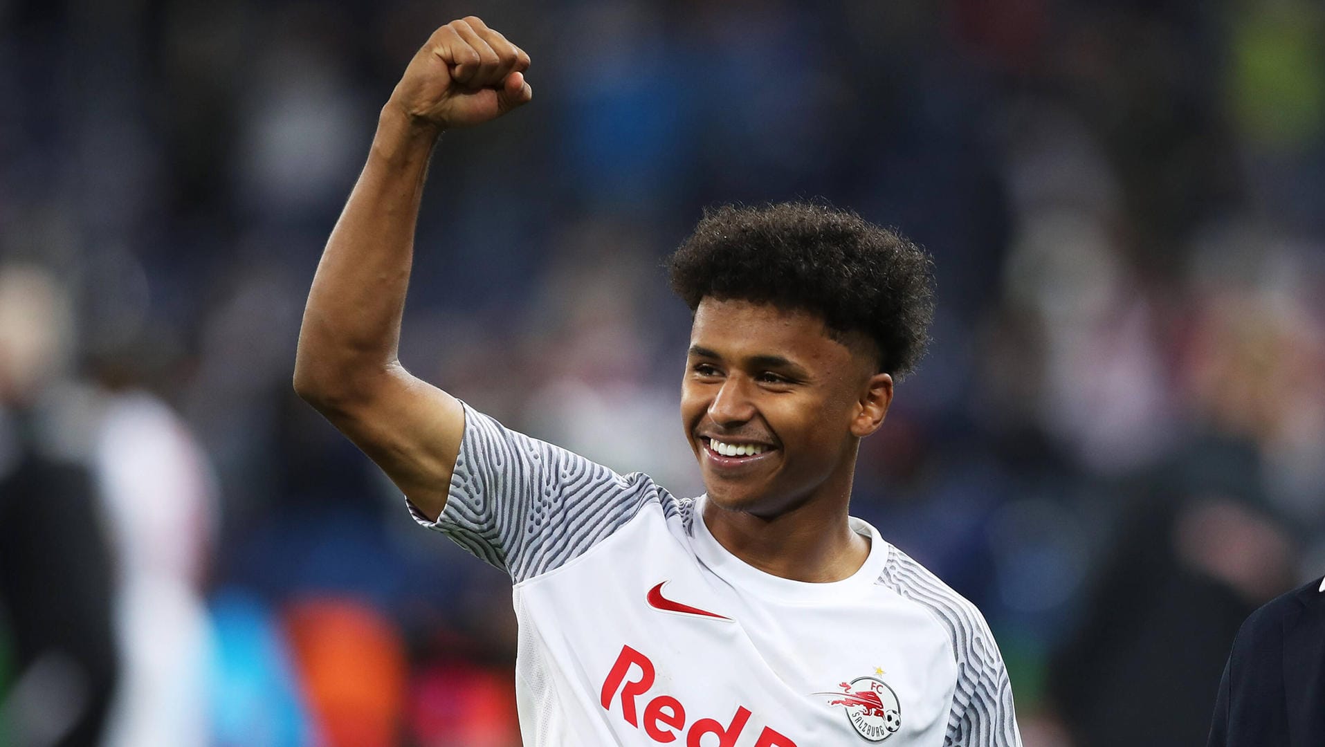 Karim Adeyemi: Der Stürmer steht aktuell bei RB Salzburg unter Vertrag.