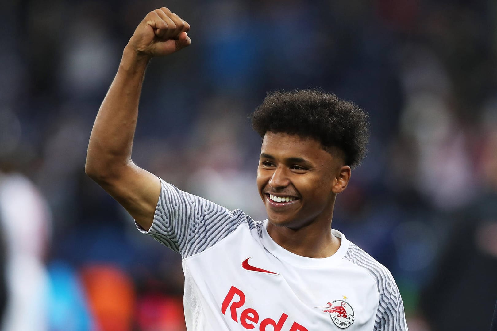 Karim Adeyemi: Der Stürmer steht aktuell bei RB Salzburg unter Vertrag.