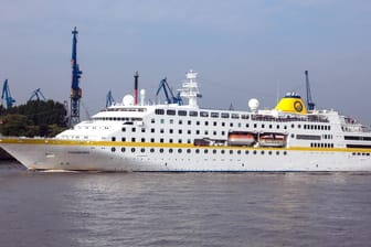 Die "MS Hamburg" im Jahr 2013 (Archivbild): Das Schiff war im Hamburger Hafen in einen Unfall verwickelt.
