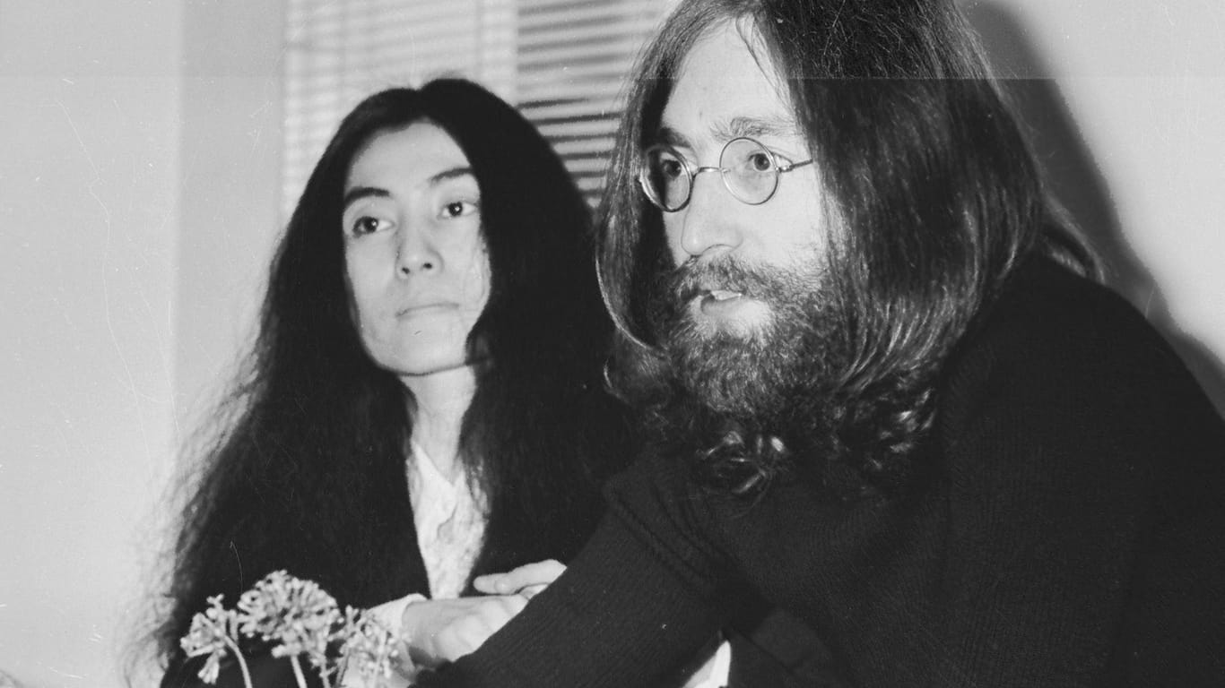 John Lennon und Yoko Ono: Mit seiner Ehefrau schrieb er den Welthit "Imagine".