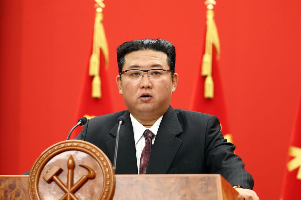 Kim Jong Un: Nordkoreas Machthaber bei der Feier zum 76-jährigen Bestehen der Arbeiterpartei.