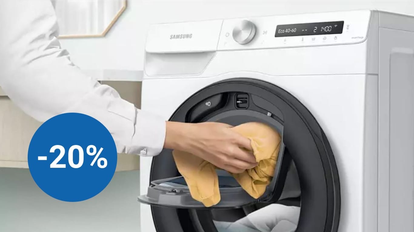 Bei Media Markt ist heute eine Waschmaschine von Samsung radikal reduziert.