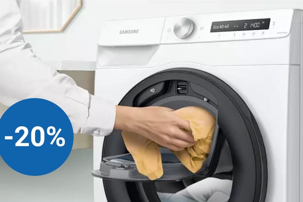 Bei Media Markt ist heute eine Waschmaschine von Samsung radikal reduziert.