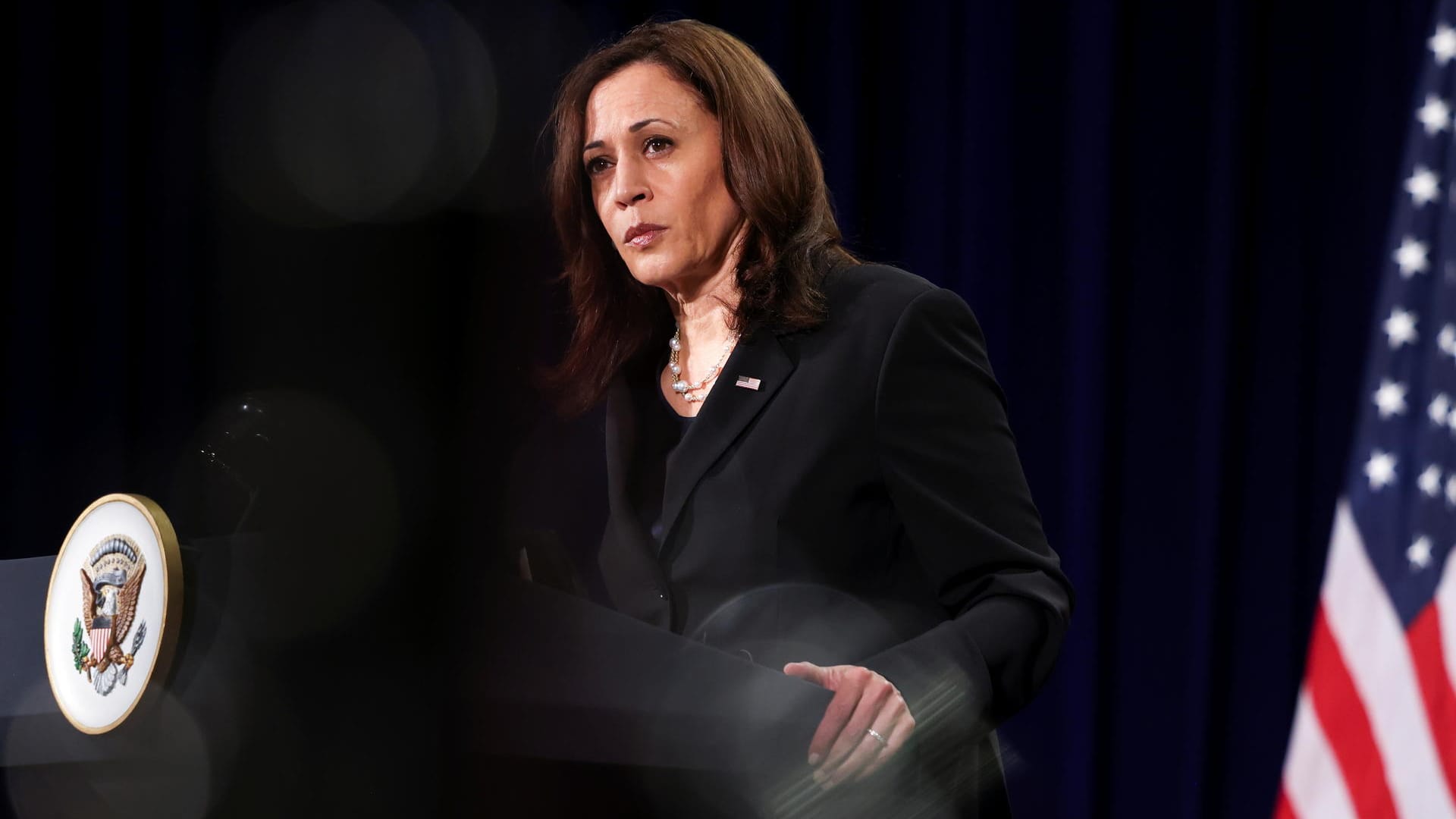 Kamala Harris, US-Vizepräsidentin: Sie war zuvor nicht mehr von der Seite Joe Bidens wegzudenken.