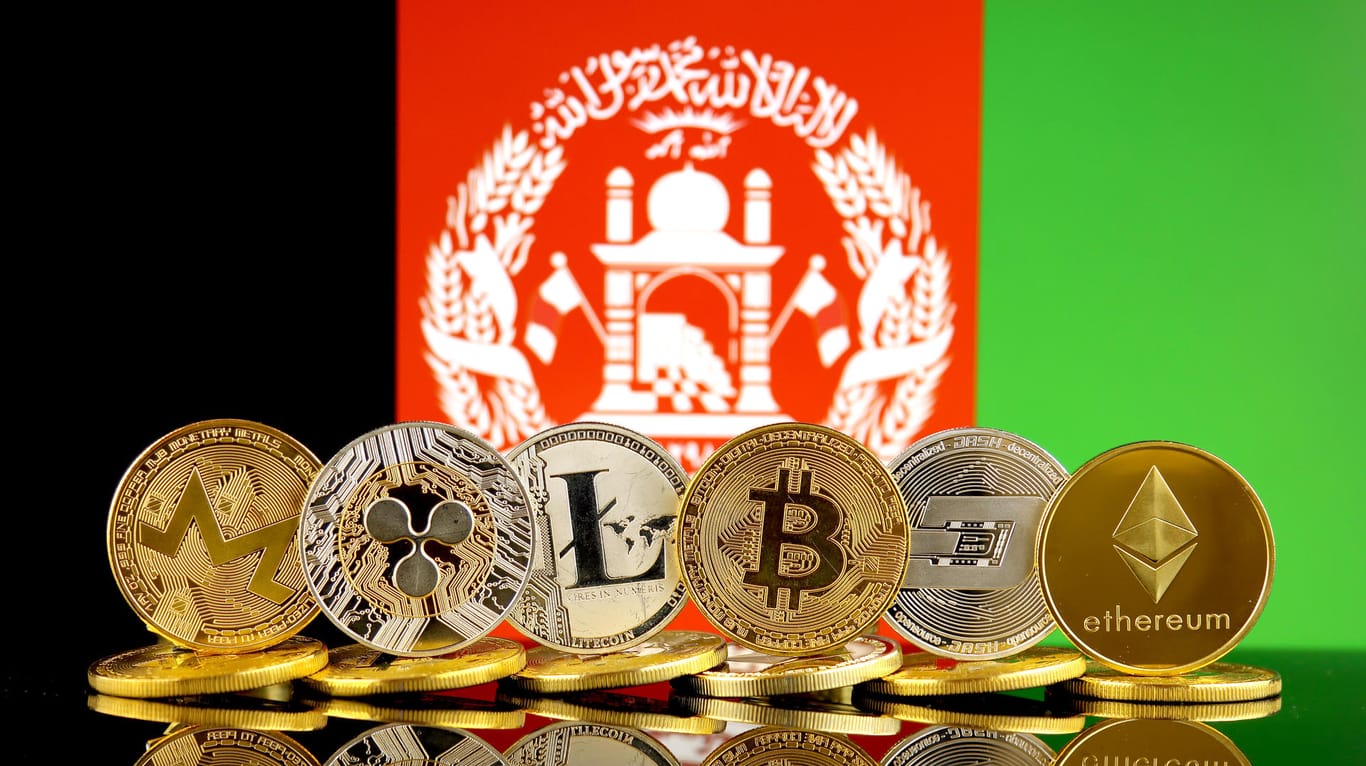 Diverse Kryptowährungen: Für viele Menschen in Afghanistan bringen die Digitalwährungen mehrere Vorteile.