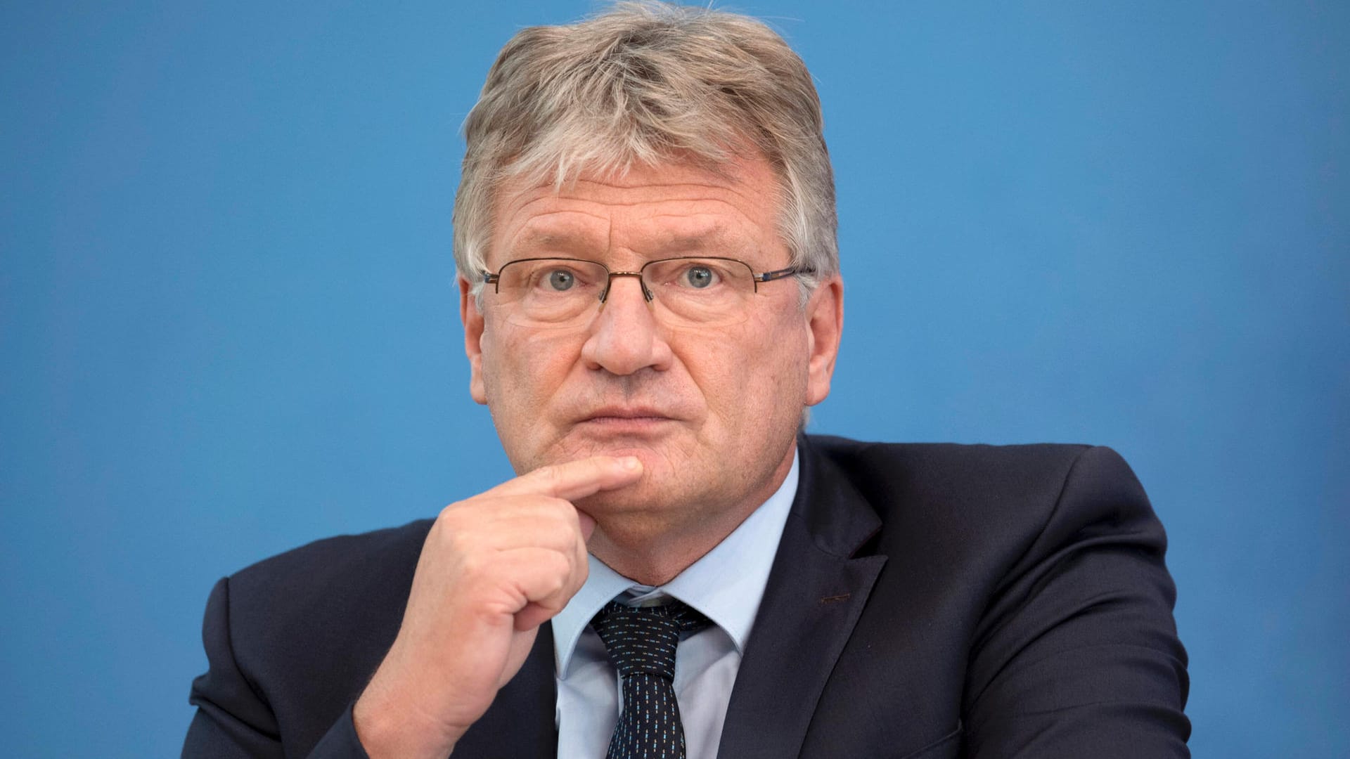 Jörg Meuthen: Er weiß, wie wichtig Zurückhaltung - zumindest offiziell - für den Erfolg der AfD ist.