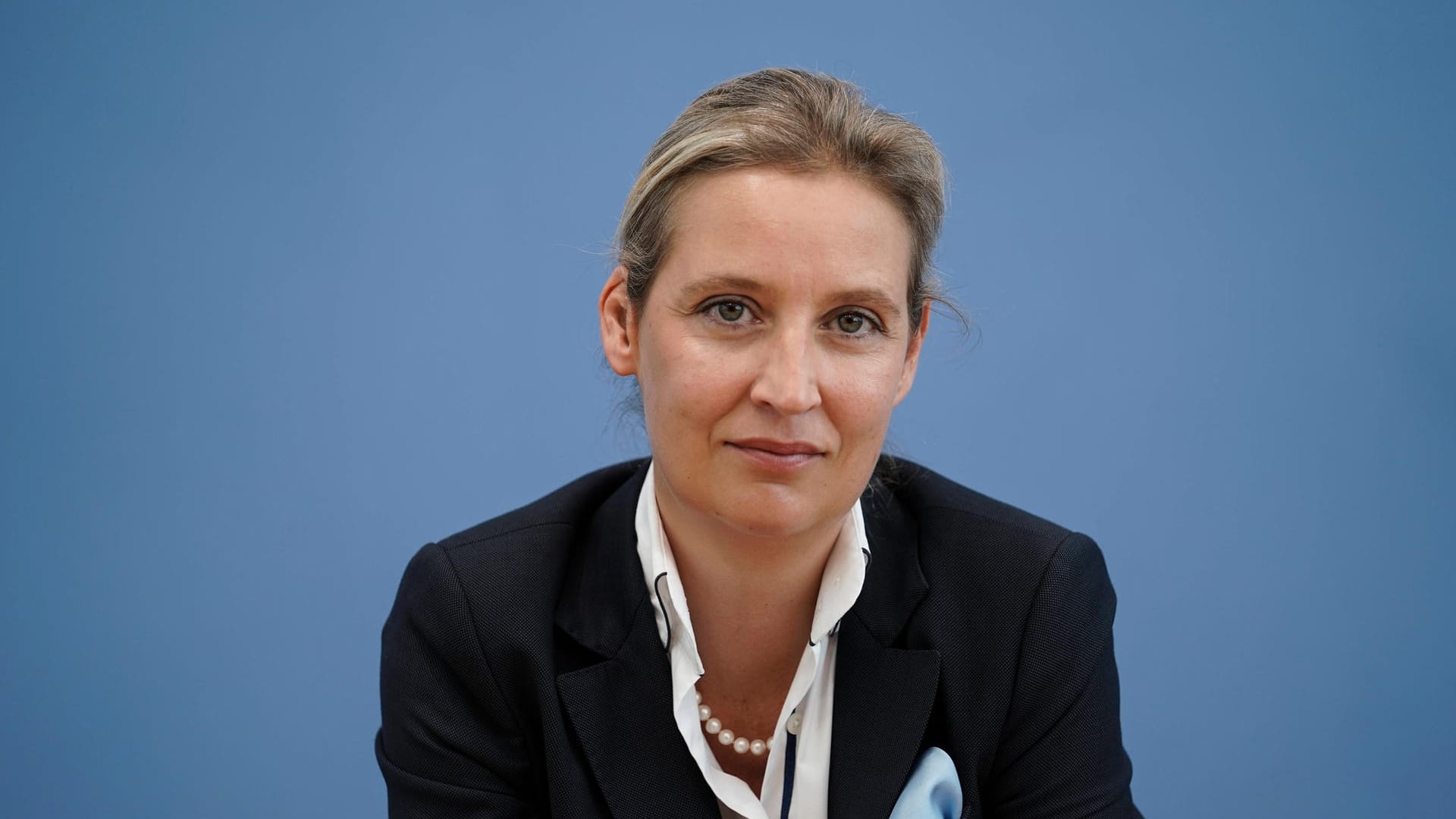 Alice Weidel bei der letzten Pressekonferenz mit Meuthen: Die beiden stritten auf offener Bühne.