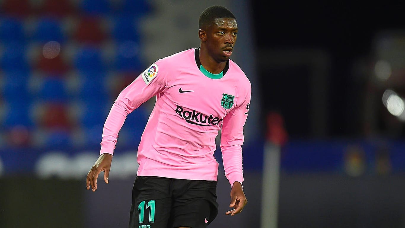 Ousmane Dembélé: Der Flügelflitzer könnte nächsten Sommer ablösefrei den Klub wechseln.