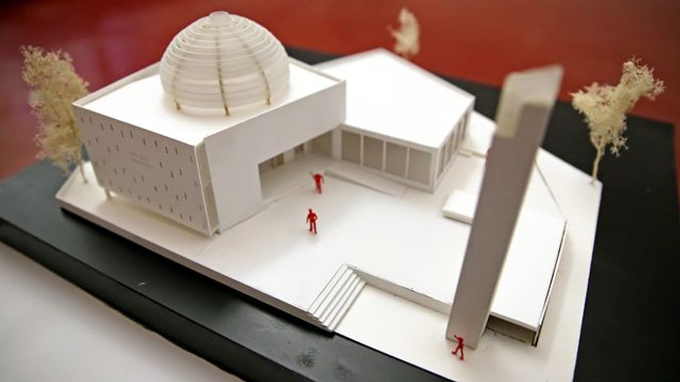 Der Siegerentwurf für den Moschee-Neubau in Leipzig-Gohlis (Archivbild): Die Baugenehmigung wurde erteilt.