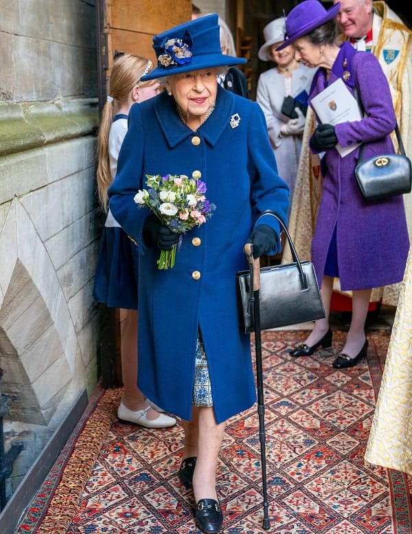 Die Queen am 12. Oktober 2021 in der Westminster Abbey