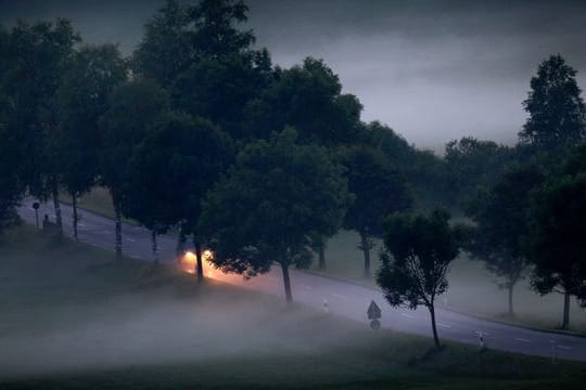 Durch die dicke Suppe nur mit Funzellicht - besser nicht: Wenn Nebel, Schneefall oder Regen die Sicht erheblich behindern, muss das Abblendlicht eingeschaltet werden.