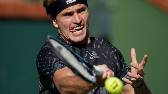 Wahrte in Indian Wells seine Titelchance: Alexander Zverev.