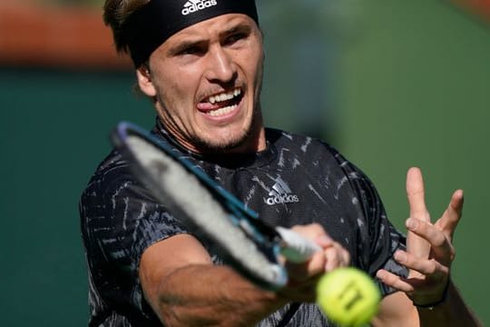 Wahrte in Indian Wells seine Titelchance: Alexander Zverev.