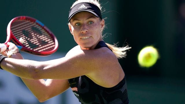 Angelique Kerber in Aktion.