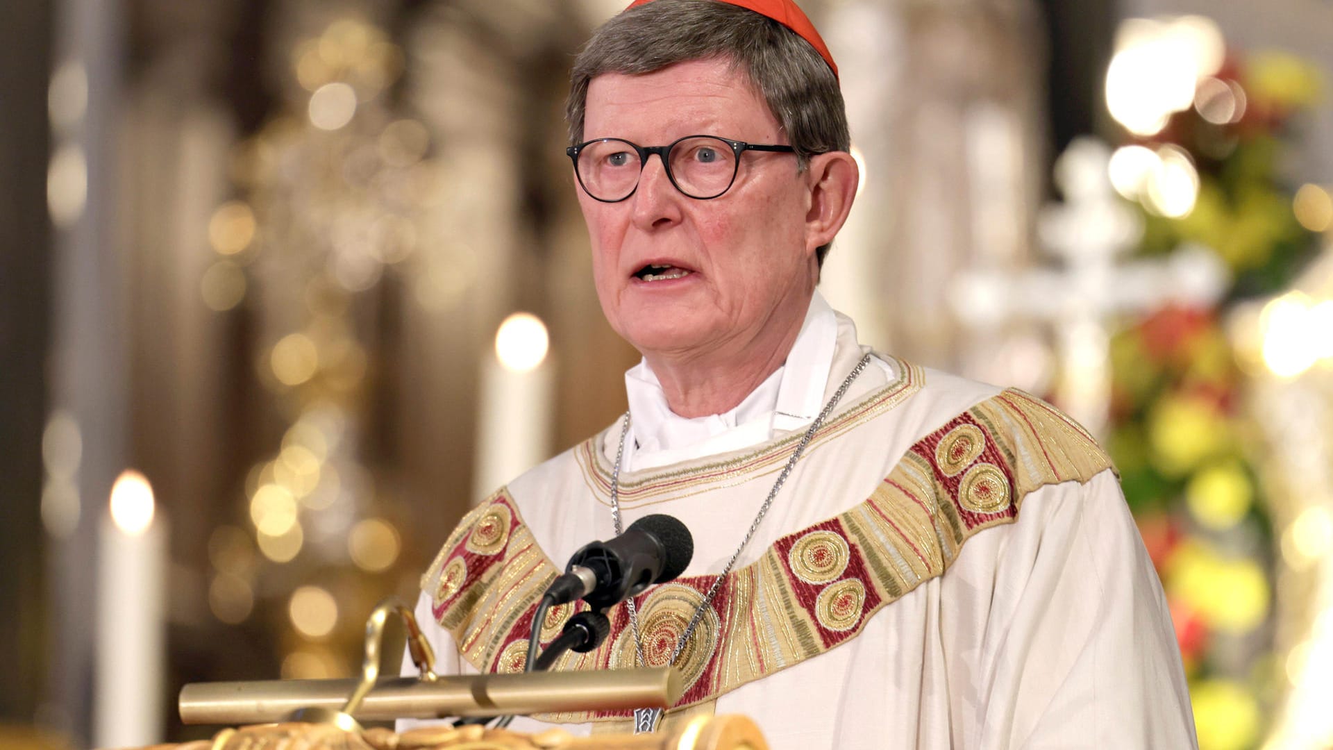 Kardinal Woelki während eines Gottesdienstes (Archivbild): Bis Anfang März befindet er sich in einer geistlichen Auszeit. Kardinal Woelki während eines Gottesdienstes (Archivbild): Bis Anfang März befindet er sich in einer geistlichen Auszeit.