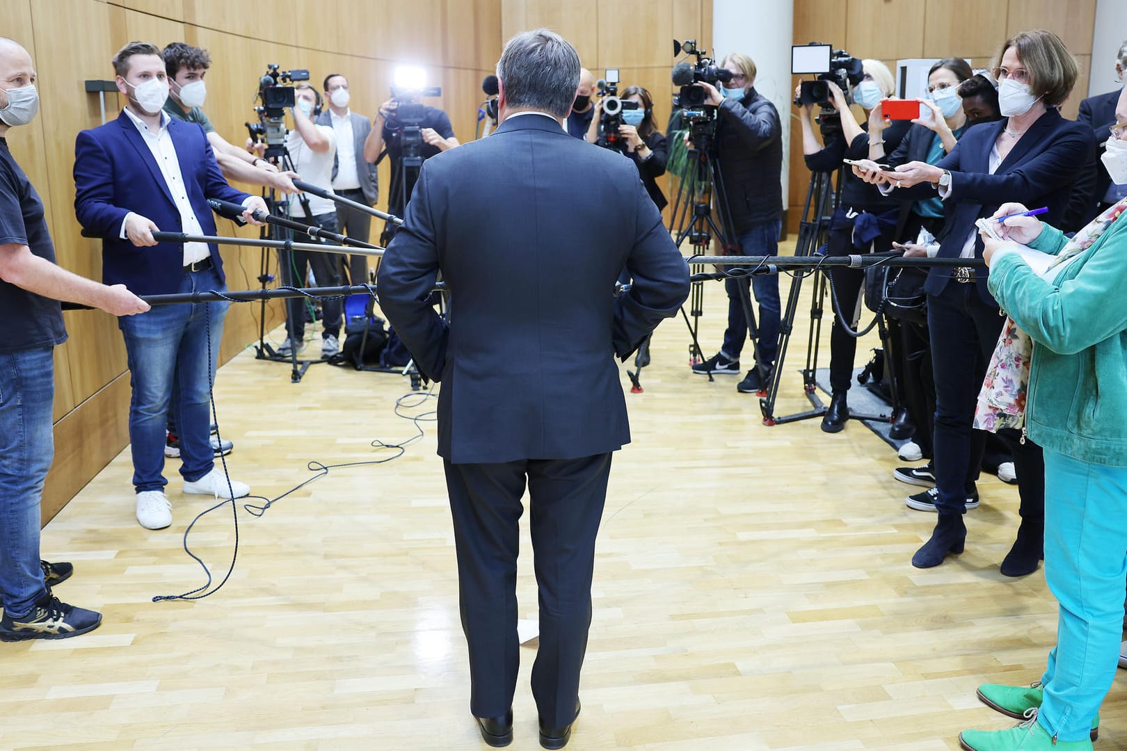 Armin Laschet: Hier im Landtag von Nordrhein-Westfalen in Düsseldorf.