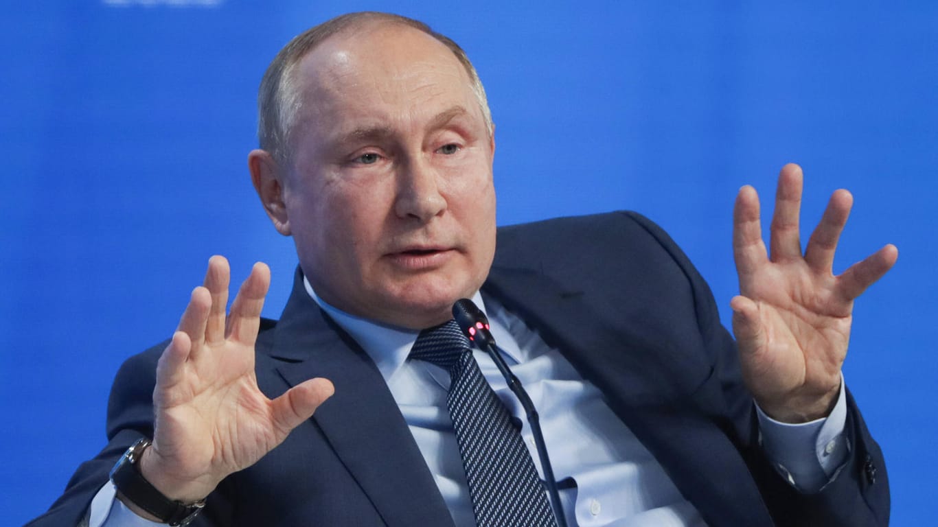 Russlands Präsident Wladimir Putin: Der Kreml weist die Schuld an den hohen Gaspreisen zurück.