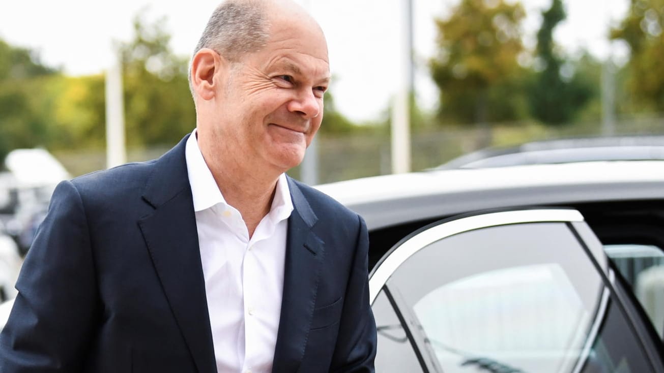 SPD-Kanzlerkandidat Olaf Scholz: Am Freitag entscheiden die Ampel-Parteien über die Aufnahme von Koalitionsgesprächen.