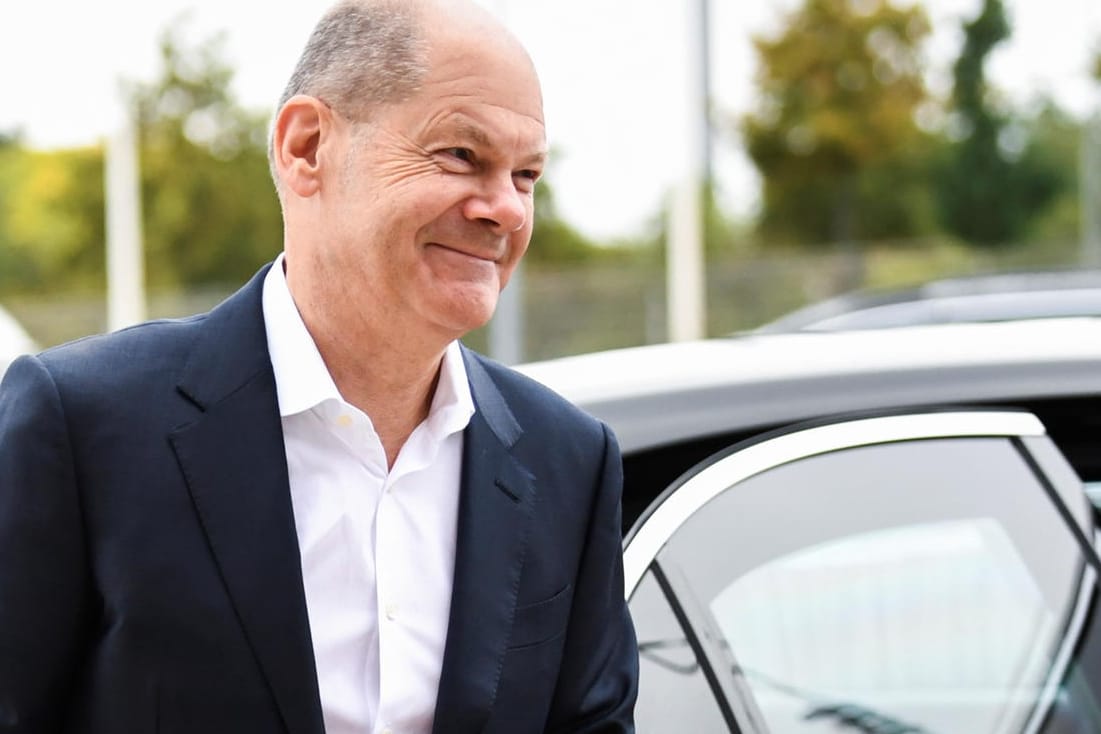 SPD-Kanzlerkandidat Olaf Scholz: Am Freitag entscheiden die Ampel-Parteien über die Aufnahme von Koalitionsgesprächen.