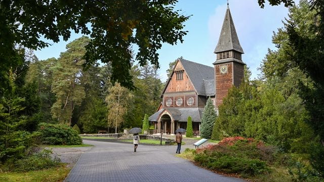 Die Friedhofskapelle des Südwestkirchhofs Stahnsdorf: Dort fand die umstrittene Beisetzung statt.