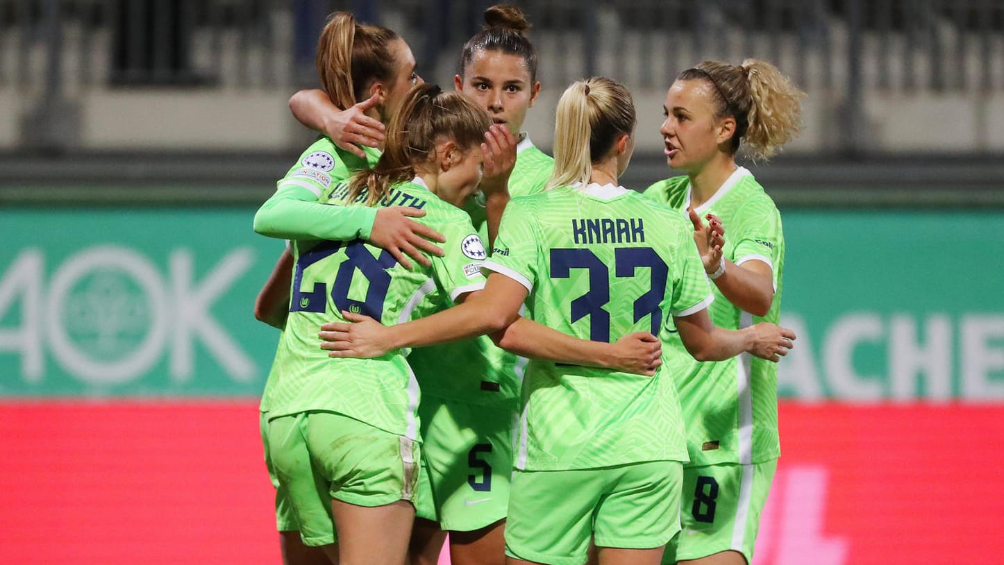 Champions League: Der VfL Wolfsburg besiegte die Gäste aus Genf klar.