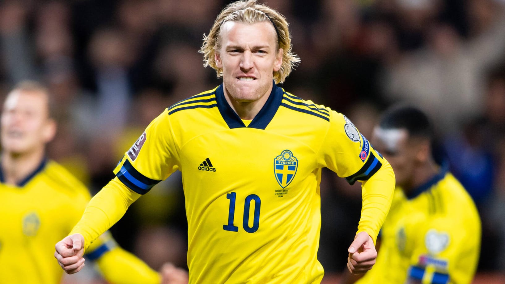 Emil Forsberg: Der schwedische Offensivmann ist mit seinem Team auf WM-Kurs. Emil Forsberg: Der schwedische Offensivmann ist mit seinem Team auf WM-Kurs.