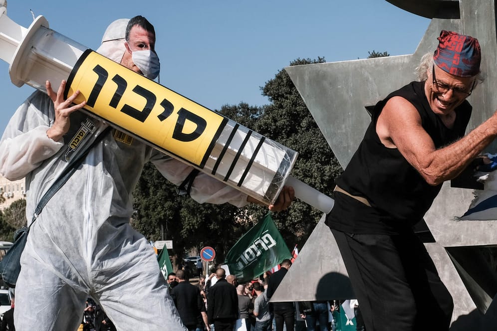 Proteste in Israel: Gegen die Corona-Politik wächst der Widerstand (Archivbild).