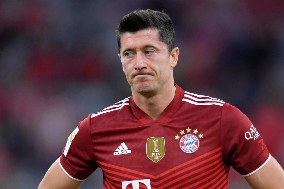 Robert Lewandowski: Der Weltfußballer scheint aktuell nicht komplett zufrieden zu sein in München.